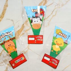 Banderín Triángulo Animales xU.