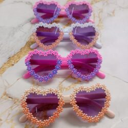 Lentes Corazón con Flores xU.