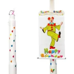 Vela Banner Feliz Cumpleaños 14cm xU.