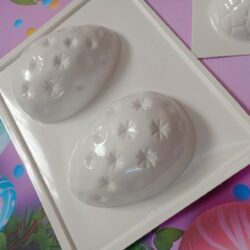 Moldes Plastichok Pascuas Huevo con Estrellitas cod.1874 x5u.