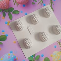 Molde Plastichok Bombón Óvalo con Rombos Cod.574A x5u.