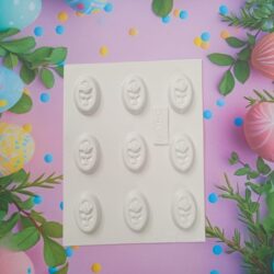 Molde Plastichok Bombón Óvalo con Rosa Cod.540A x5u.