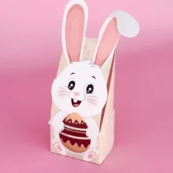 Cajas Porta Huevo Conejito x5u.