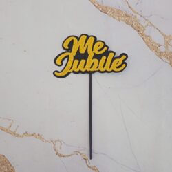 Topper Me Jubilé Goma Eva x3u.