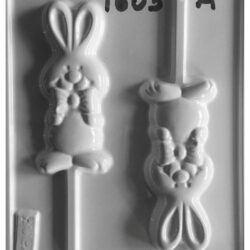 Molde Plastichok Chupetín Conejo con Moño cod.1603 x5u.