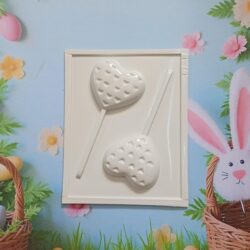 Molde Plastichok Chupetín Corazón con Corazoncitos cod. 1751 x5u.