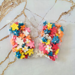 Flores de Azúcar Multicolor Chicas x30u.