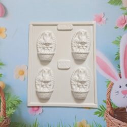 Molde Plastichok Formitas Conejo en Canasta cod.1971 x5u.