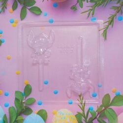 Molde Acetato Trigger Chupetín Stitch x5u.