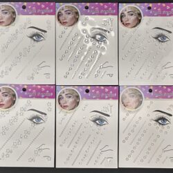 Gemas Strass Para la cara 12x16cm xU.