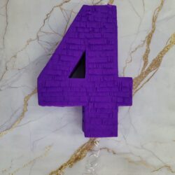 Piñatas Número con Flecos