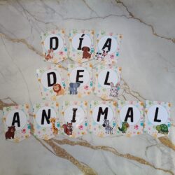 Banderín Día Del Animal xU