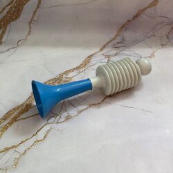 Corneta con fuelle Celeste y Blanca xU.