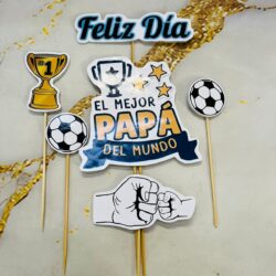 Toppers de tergolina Día del Padre