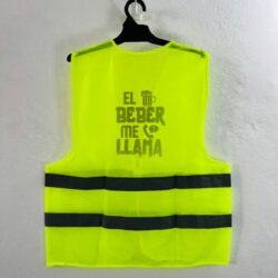 Chaleco Reflectivo con Frase de Fiesta xU.