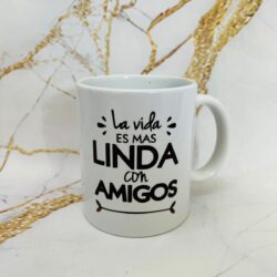 Taza de Cerámica Sublimada Día del Amigo xU.