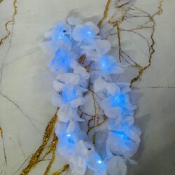 Collar Hawaiano Blanco con Luz xU.