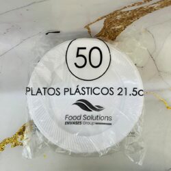 Platos Descartables 21,5cm x50u.