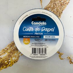 Cinta de Papel Azul Candela 24mm x40M