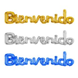 Set de Globos Bienvenido/a Cursiva