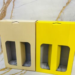 Cajas Para Botellas y Copas Blanca 31x20x9 x5u. cód.1554
