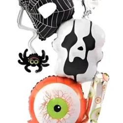 Globo Halloween 120cm Fantasmas y Ojos xU.
