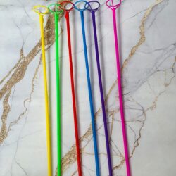 Soportes de Globo Gigantes 65cm Multicolor x25u.