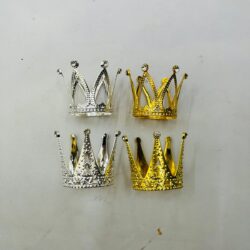 Mini Coronas de Metal con Diamantes xU.