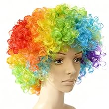 Peluca Afro de Payaso xU.