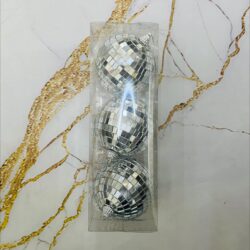 Bolas Espejadas 8cm x3U.