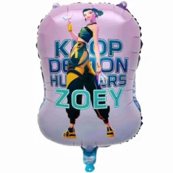 Globos Zoey Guerreras Kpop 15" x5u.