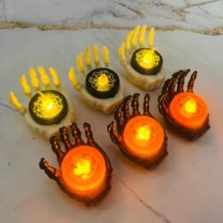 Luz Led Halloween Mano x3u.
