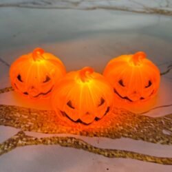 Luz Led Halloween Calabazas x3u.