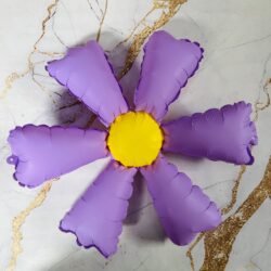 Globos Margaritas Pétalos Lila 50cm x5u.