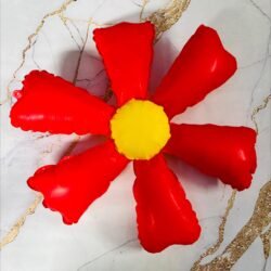 Globos Margaritas Pétalos Rojos 50cm x5u.