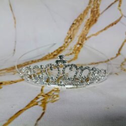 Corona Diadema Metálica con Strass Chica xU.