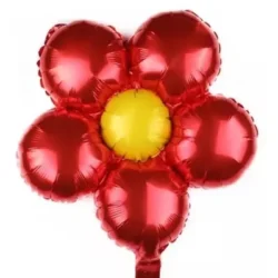 Globos Margarita Rojo 18" x5u.