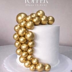 Topper Esferas para Torta x20u.